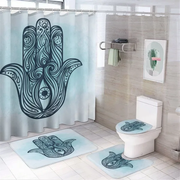 Ornate Popular on a shower curtain