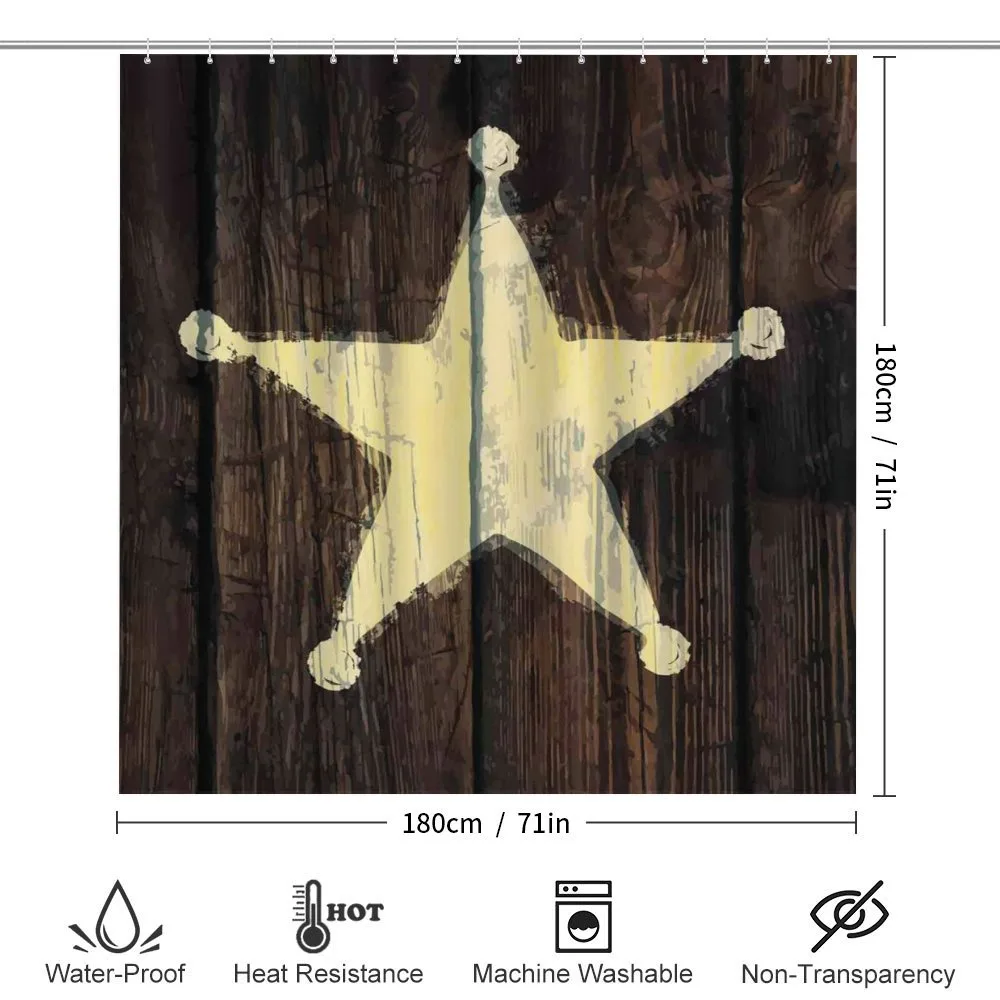 Rustic Wooden Lone Star — Detail 2
