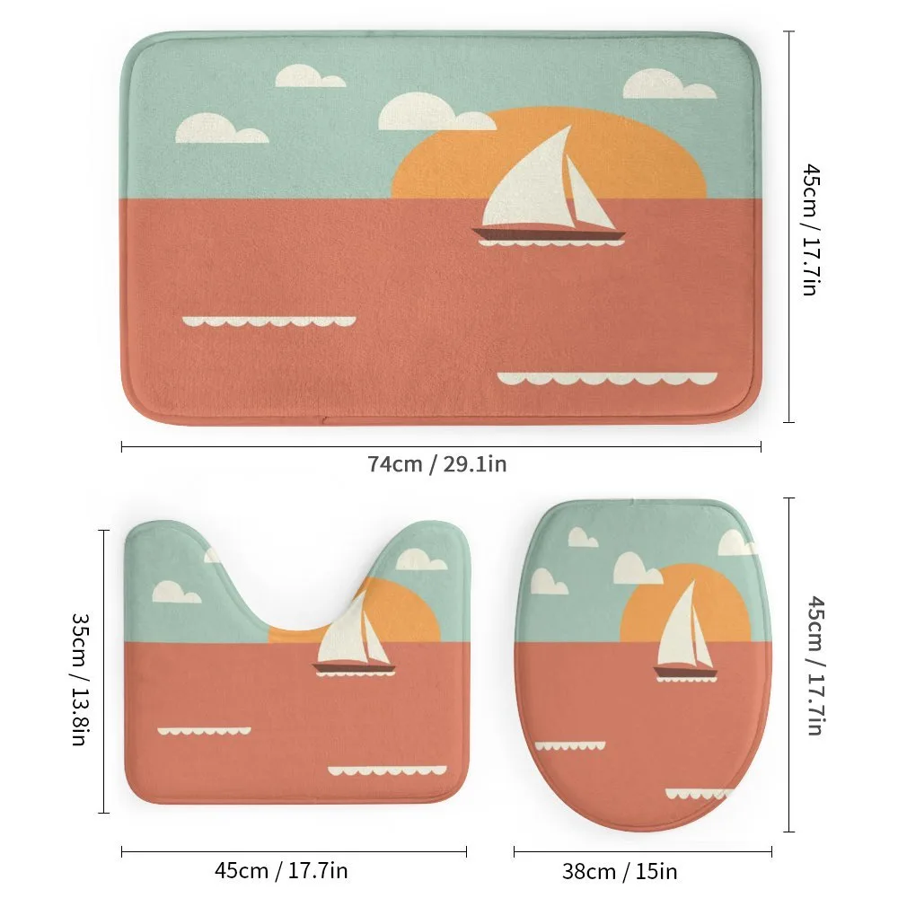 Sailboat Dawning Sun — Detail 1