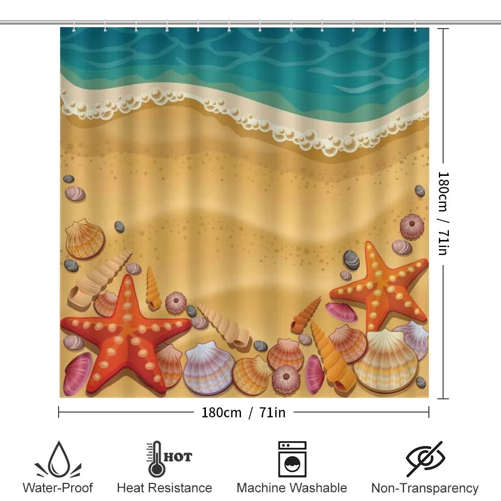 Seashell on Shore Cartoon — Detail 2