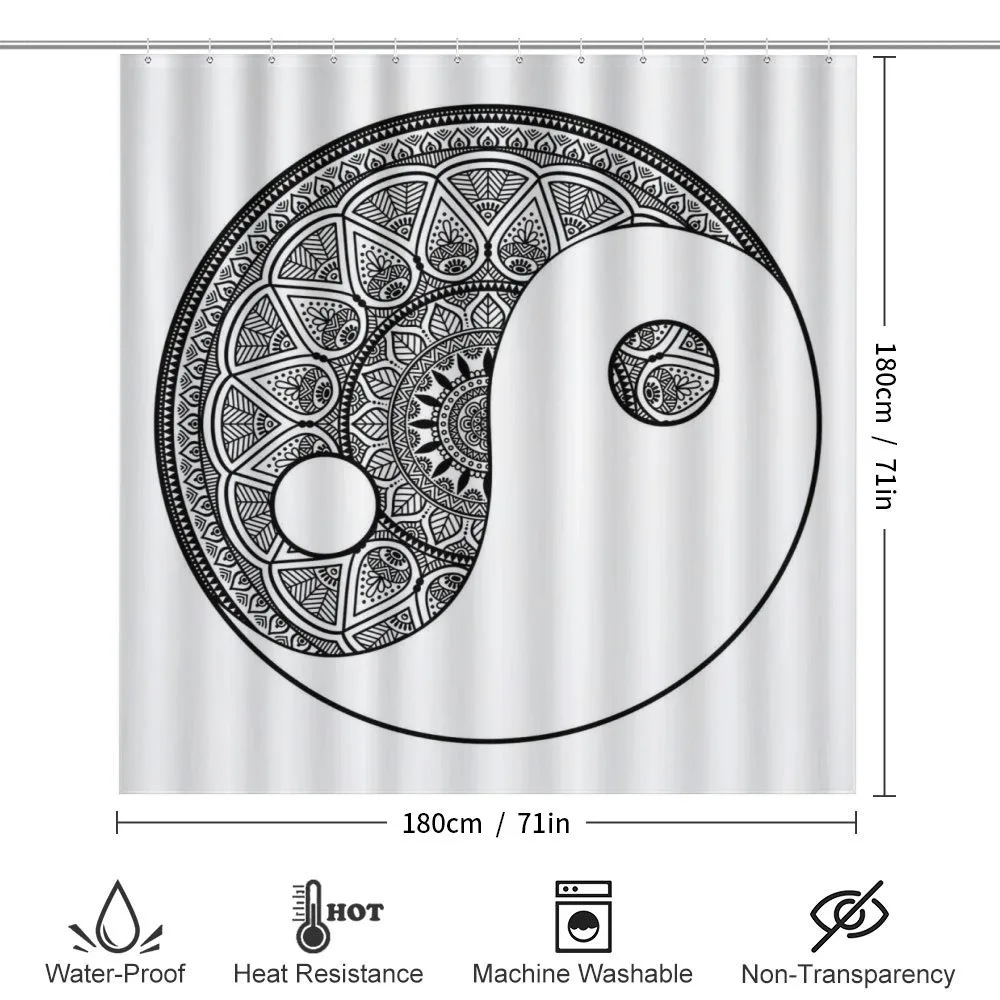 Traditional Ying Yang Sign — Detail 2