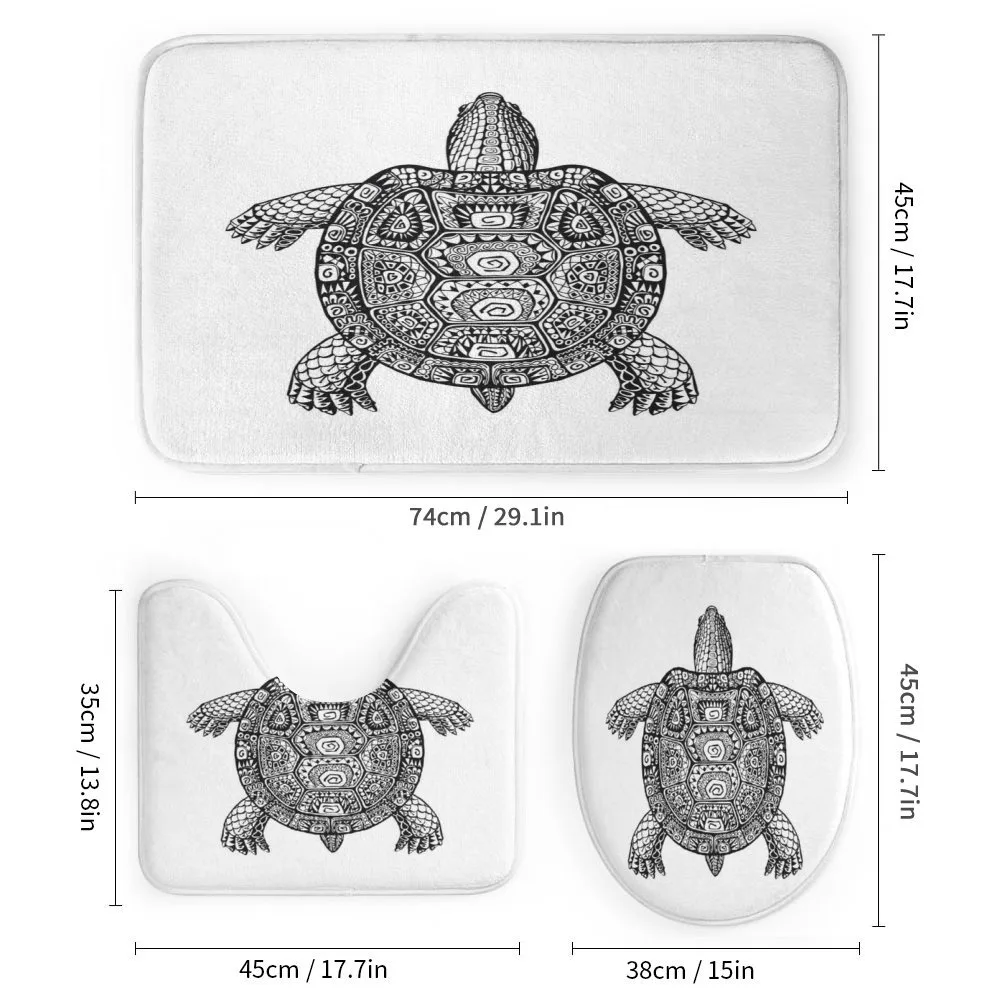 Tribal Art on Tortoise — Detail 1