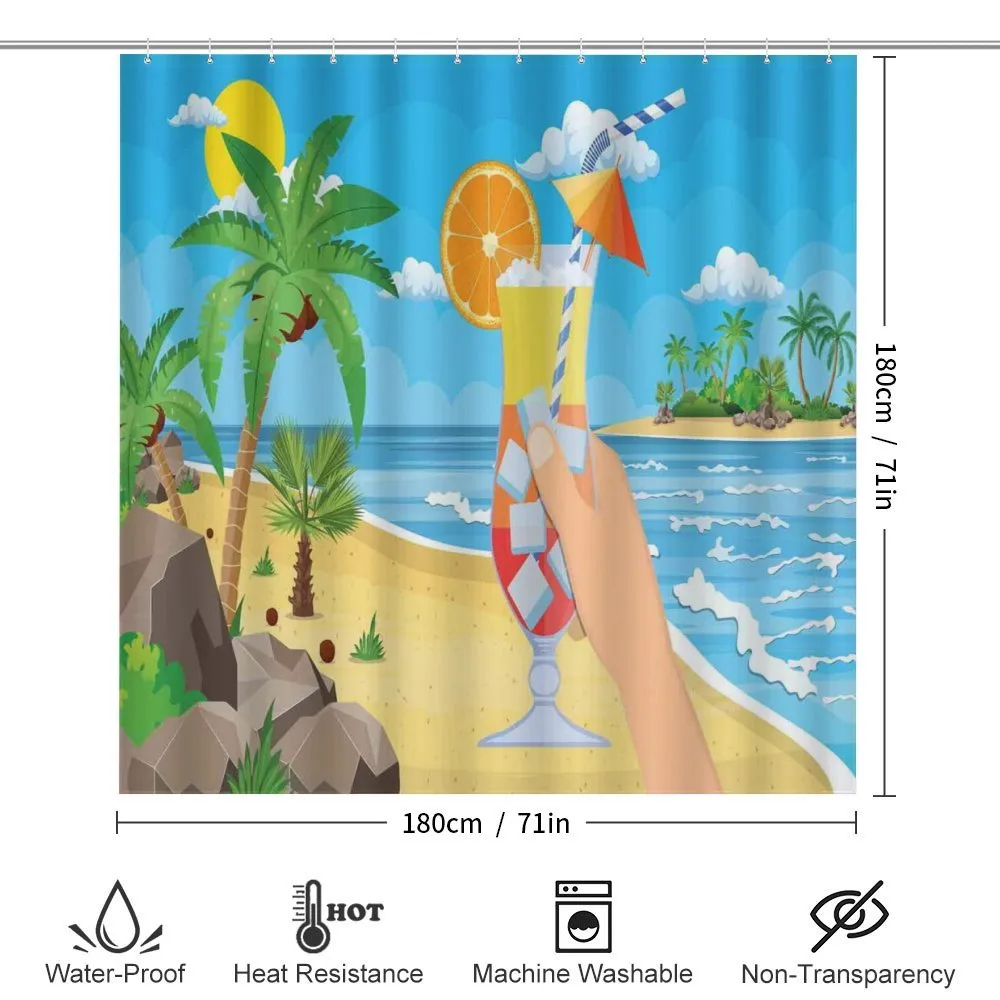 Tropical Cocktail Glass — Detail 2