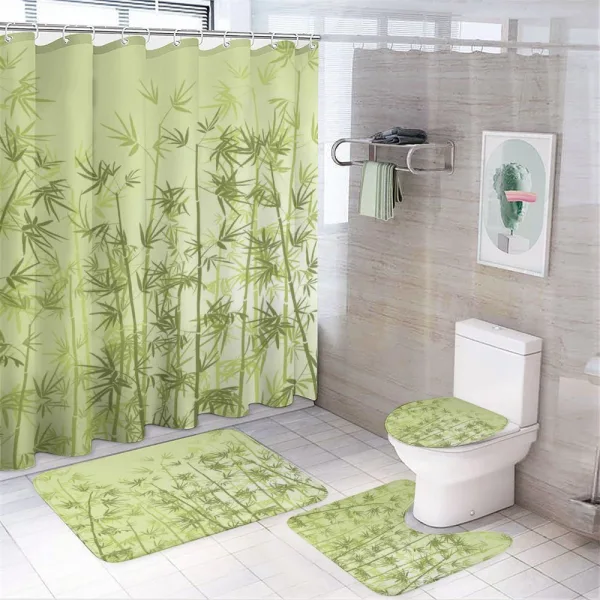 Tropical Growth Forest on a shower curtain