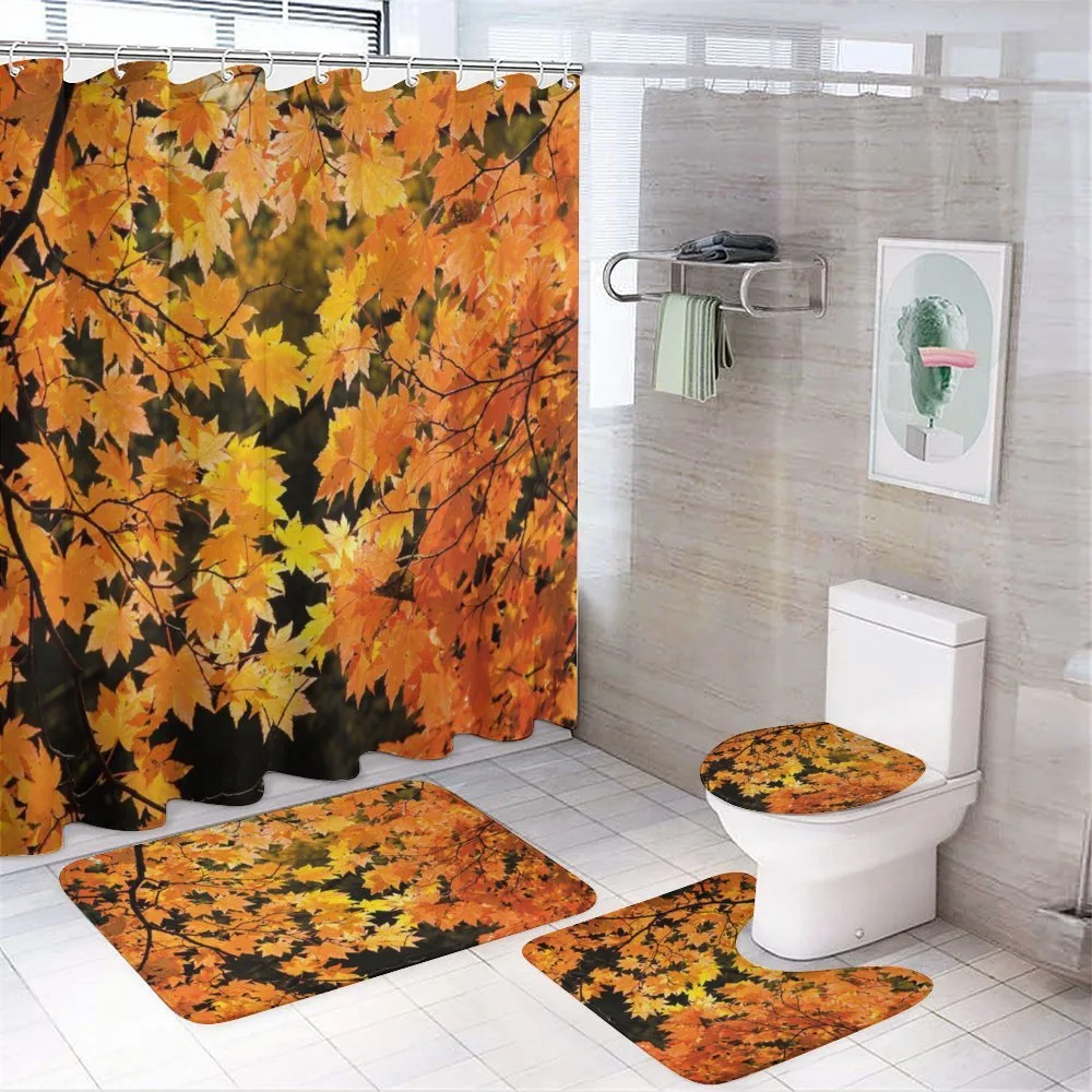 Vivid Autumn Maple Leaves — Your design