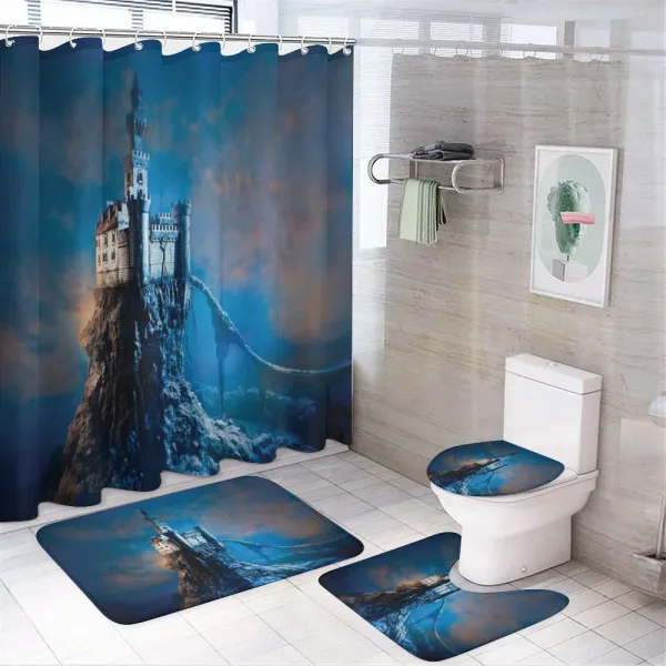 Castle Hill Top on a shower curtain