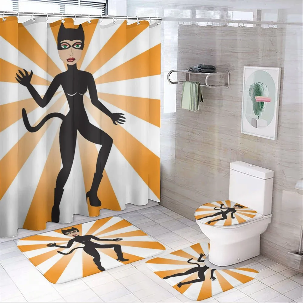 Cat Woman in Costume Rays — Your design
