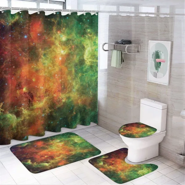 Cosmos Space Planet on a shower curtain