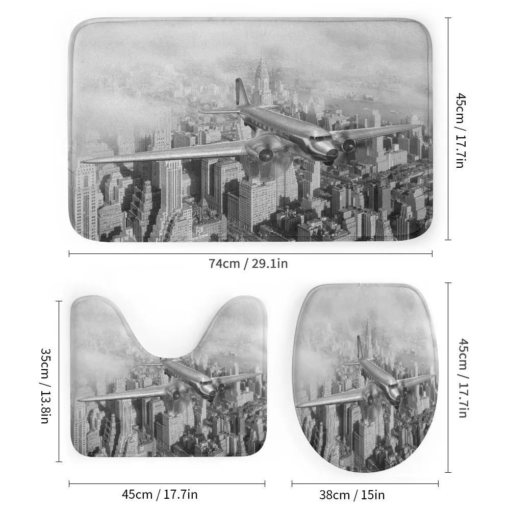 Flying Plane on New York — Detail 1