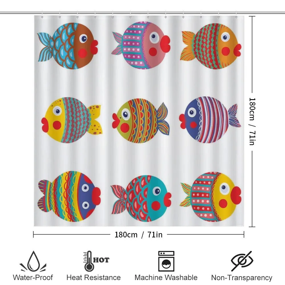 Folkloric Fish Family — Detail 2