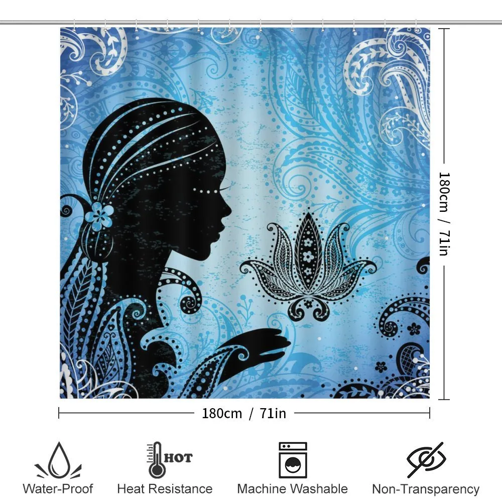 Girl Lotus Art — Detail 2
