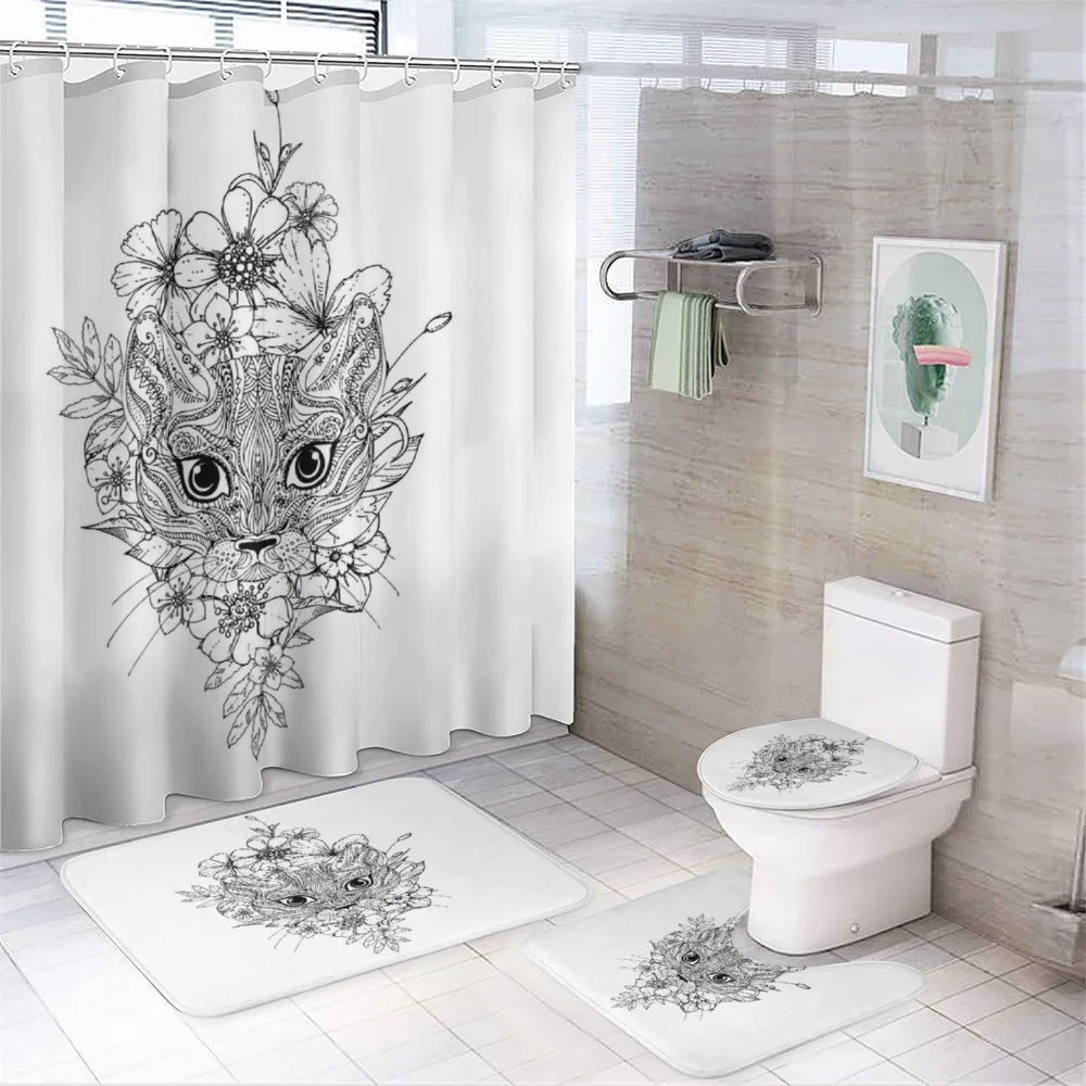 Hand Drawn Cat Image — Your design