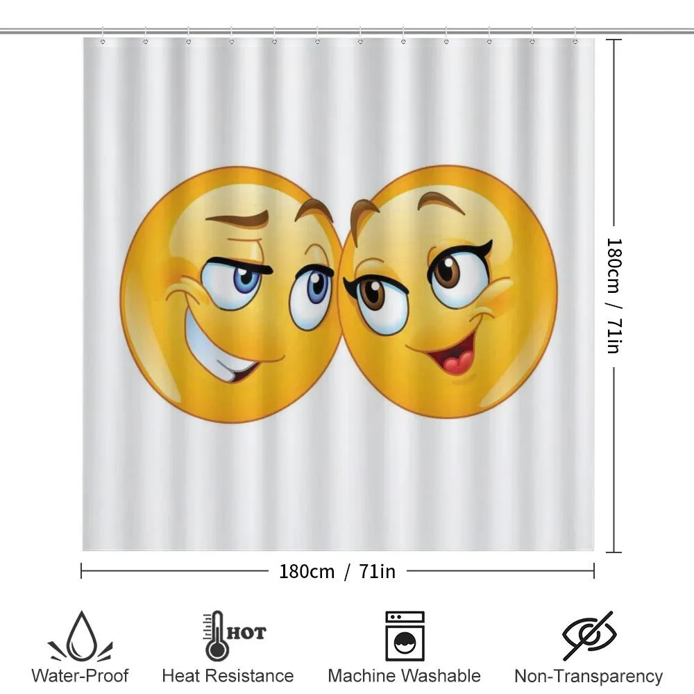 Loving Emoticon Couple — Detail 2
