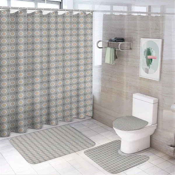 Moroccan Folklore on a shower curtain