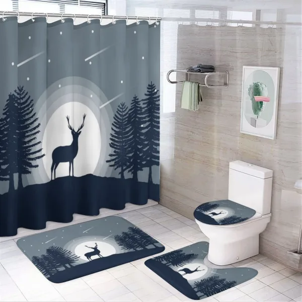Mystic Wild Animal on a shower curtain