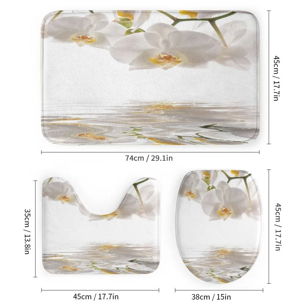 Orchids on Rippling Water — Detail 1