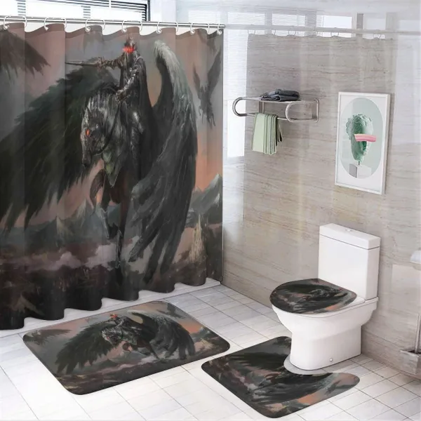 Pegasus King Leading on a shower curtain