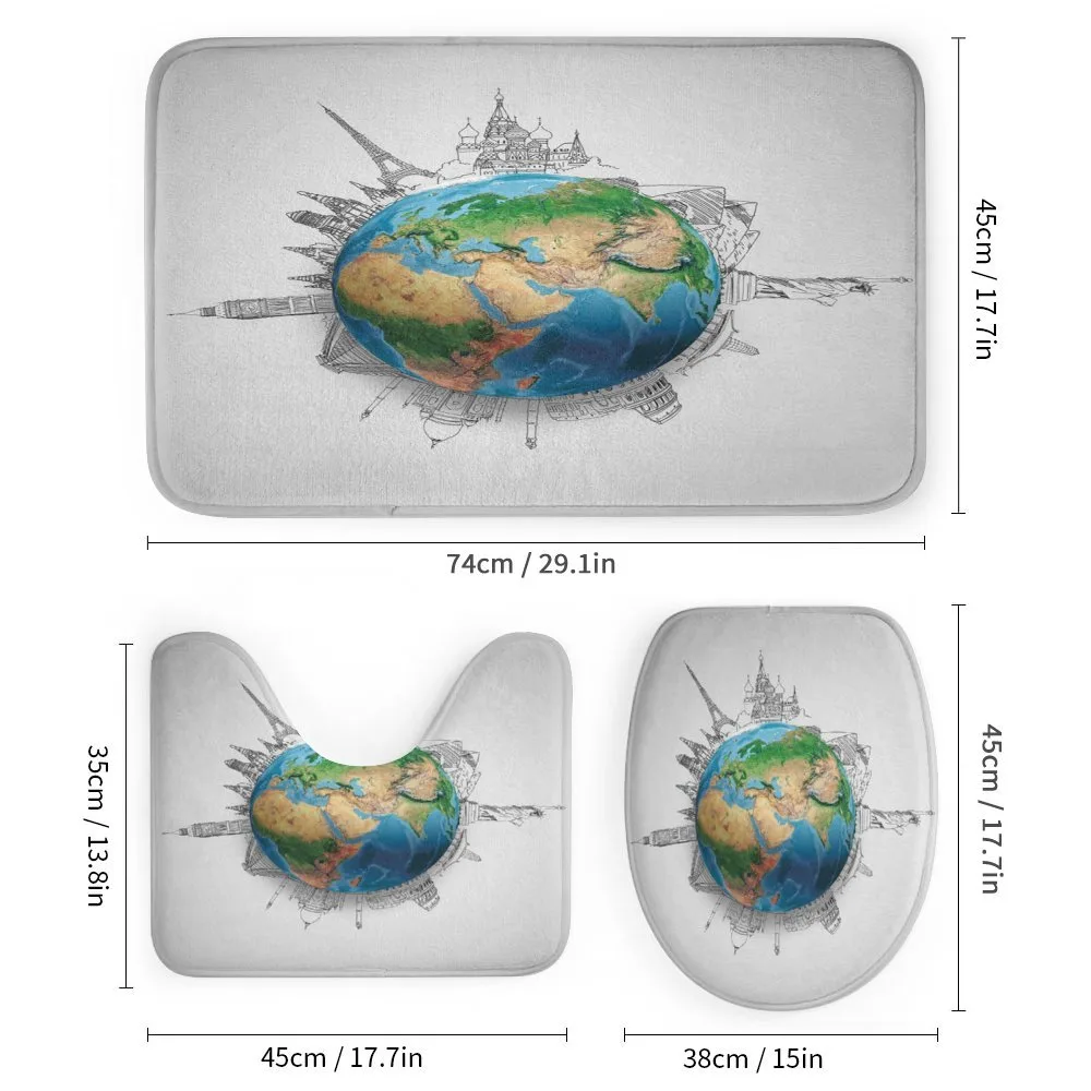Realistic Globe Planet — Detail 1