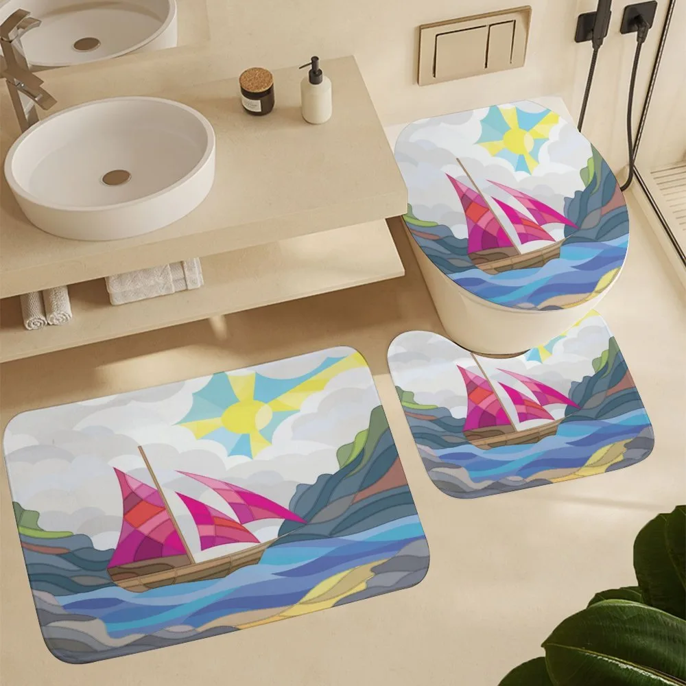 Sun Sail Boat Vitray — Detail 5