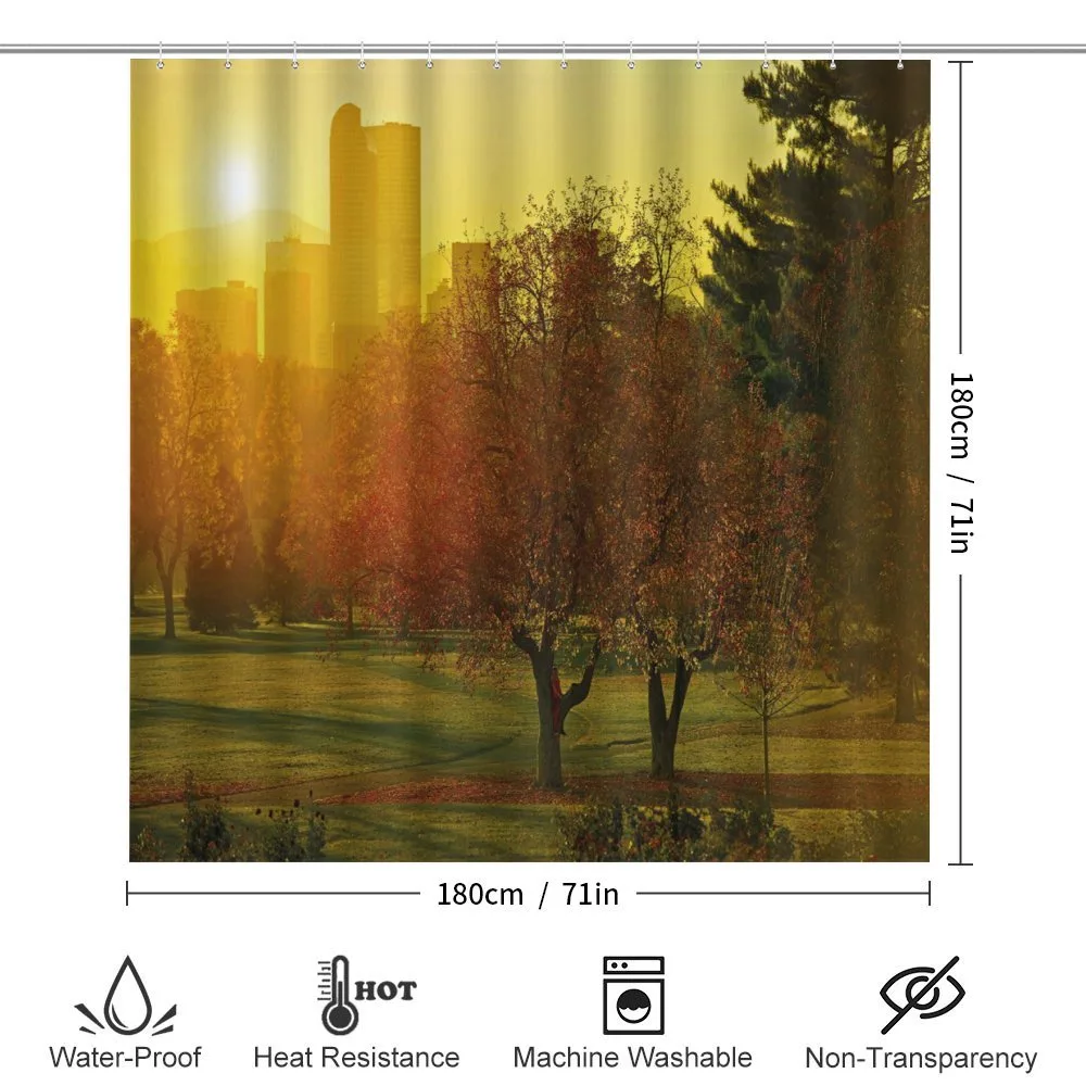 Sunset over City Park — Detail 2