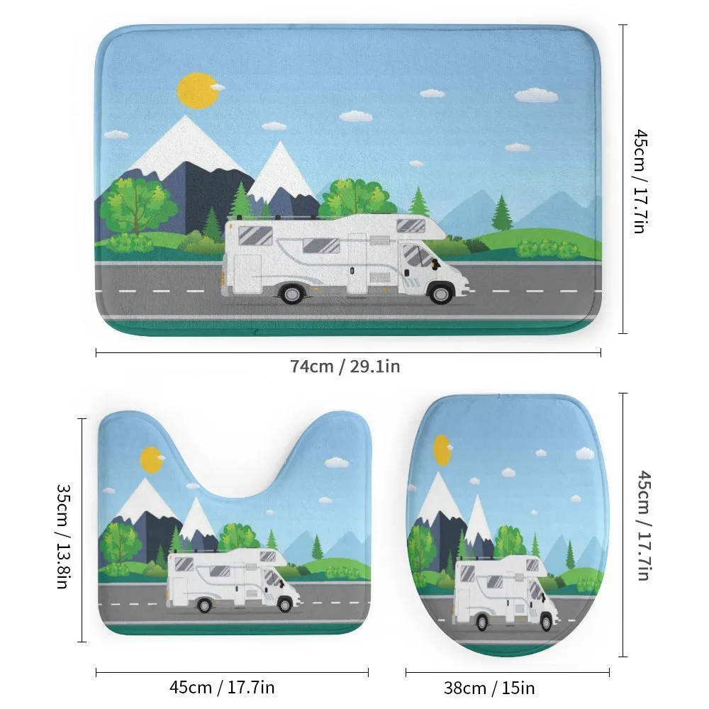 Truck Driving on Countryside — Detail 1