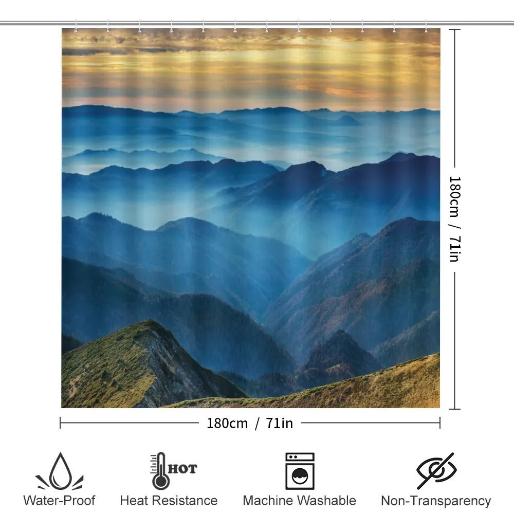 Blue Mountain Ridges — Detail 2