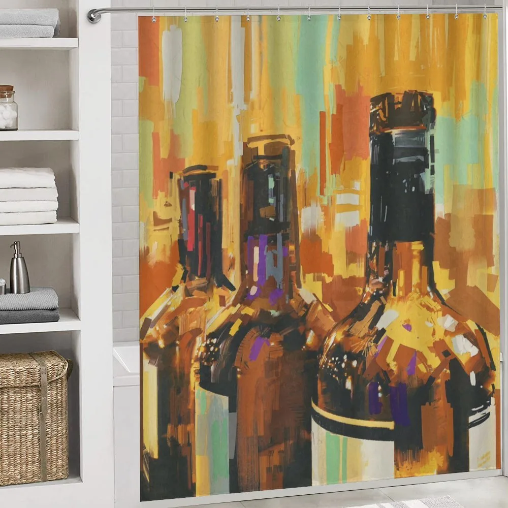 Bottles Brushstrokes Art — Detail 4