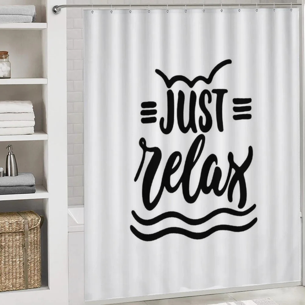 Calligraphic Just Relax Text — Detail 4