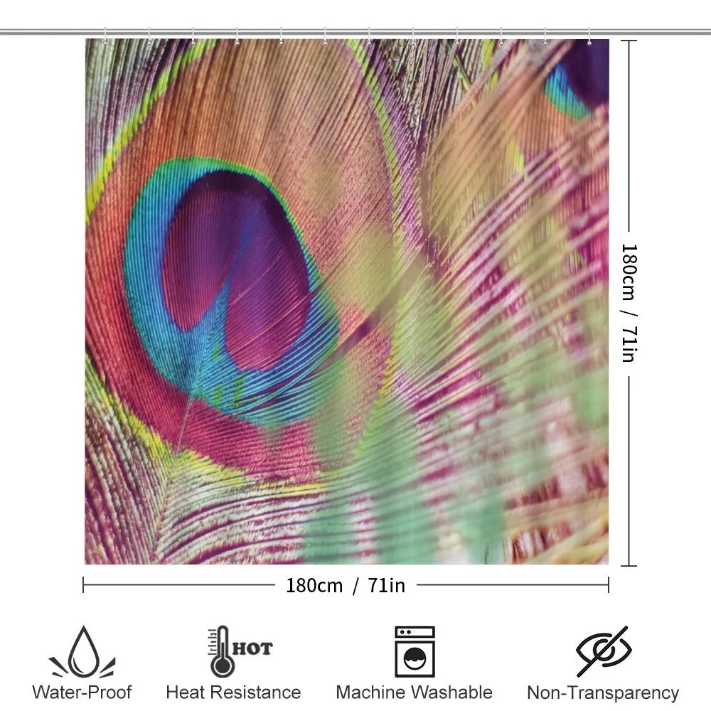 Colorful Macro Plume Photo — Detail 2
