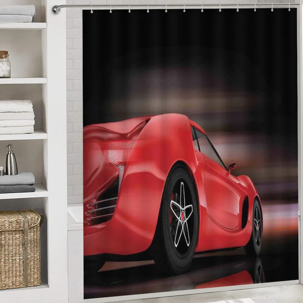 Futuristic Red Sports — Detail 4
