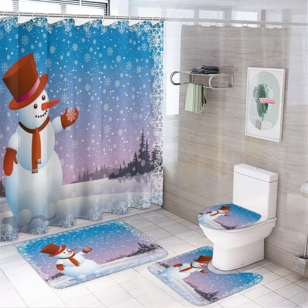 Happy Cartoon Snowfall — Your design