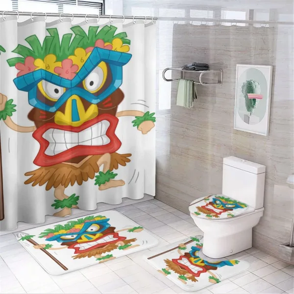 Native Costume on a shower curtain
