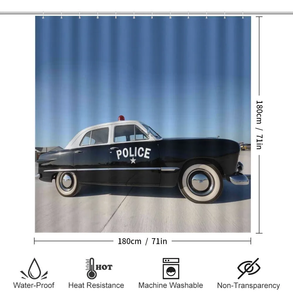 Old Police Car Digital — Detail 2