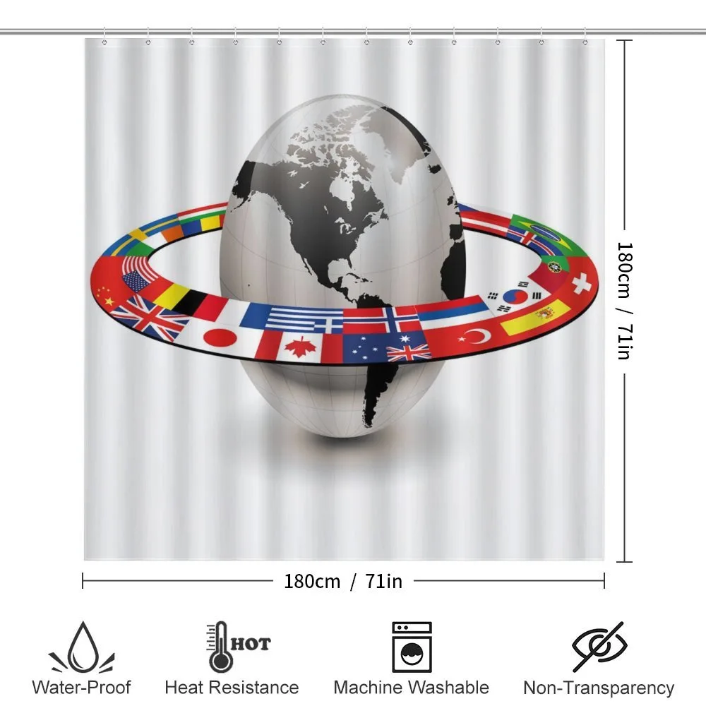 Orbit of National Flags — Detail 2