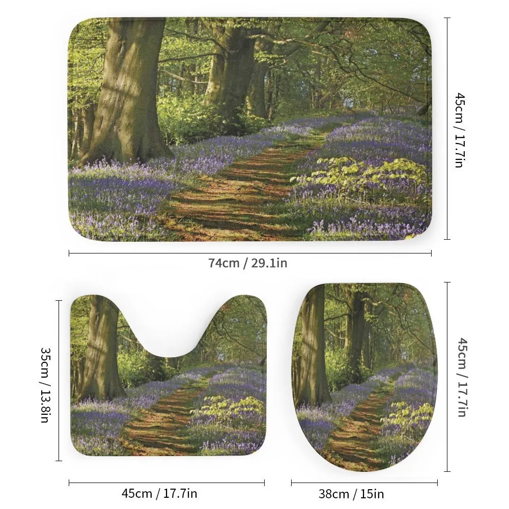 Path Between Bluebells — Detail 1