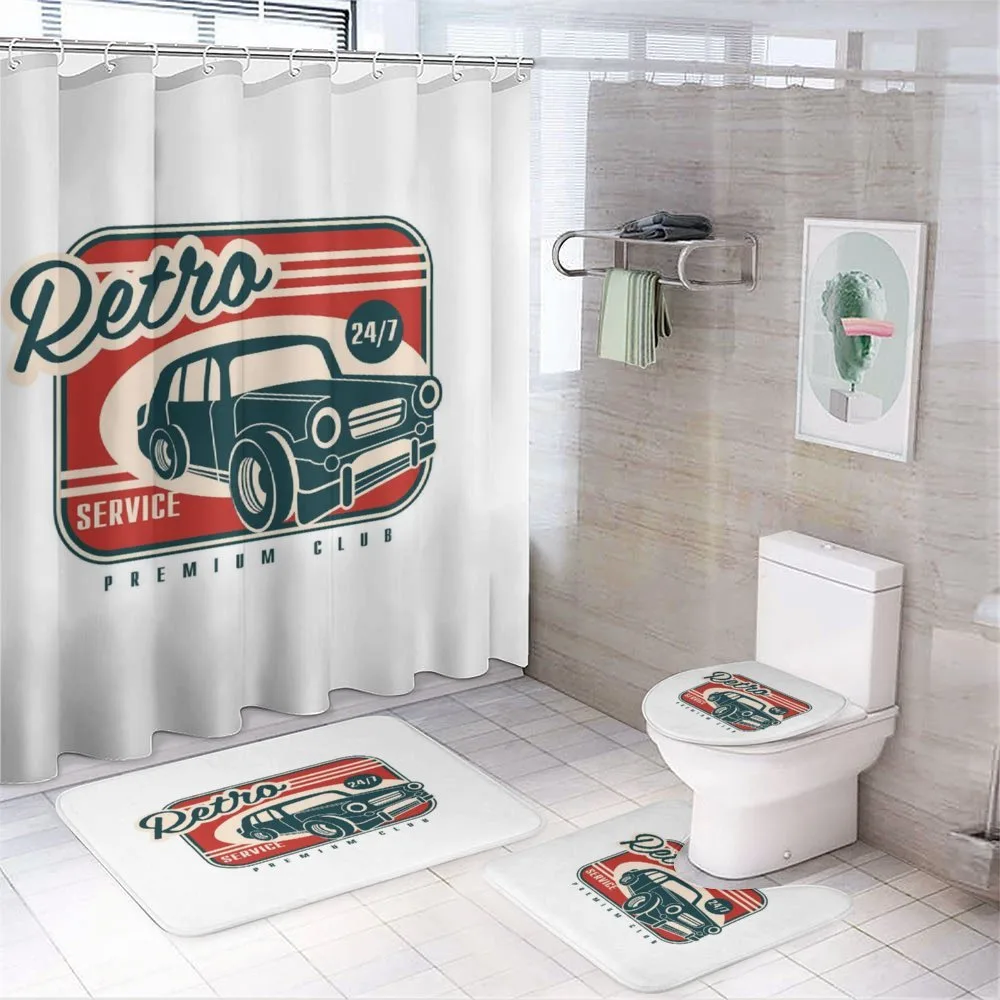 Retro Service Old Car — Your design