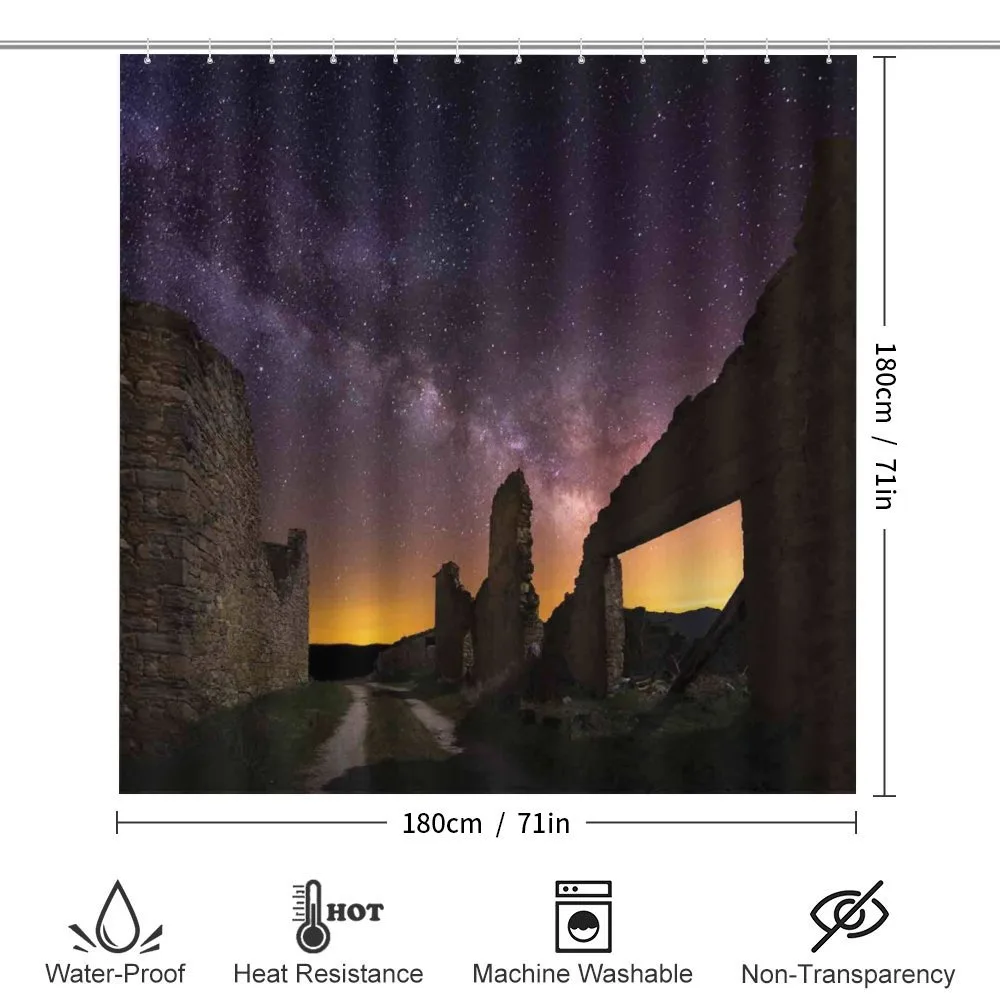 Roman Ruins at Night — Detail 2