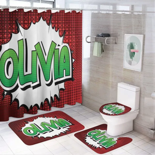 Teen Womens Given Name on a shower curtain