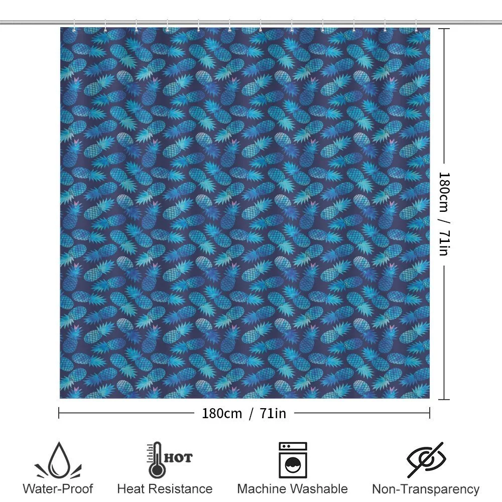 Tropical Pineapple Blue — Detail 2