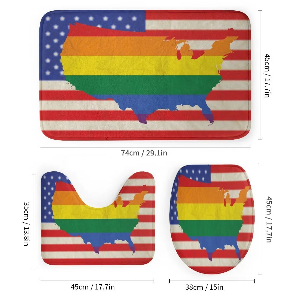 USA Flag Gay Rights — Detail 1