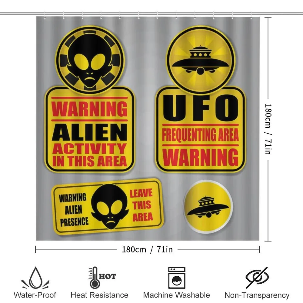 Warning Alien Danger — Detail 2