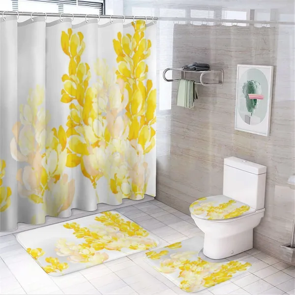 Wild Flowers on a shower curtain