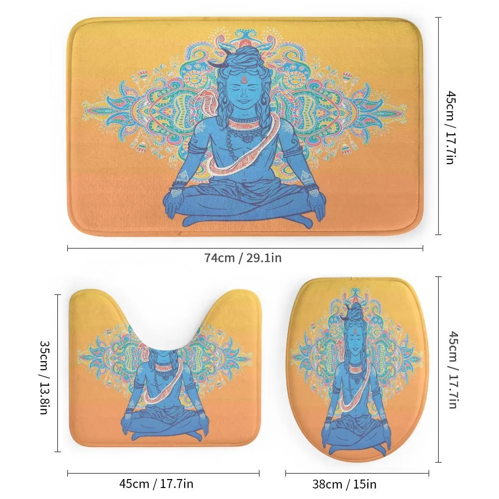 Asian Meditation Ancient Motif — Detail 1