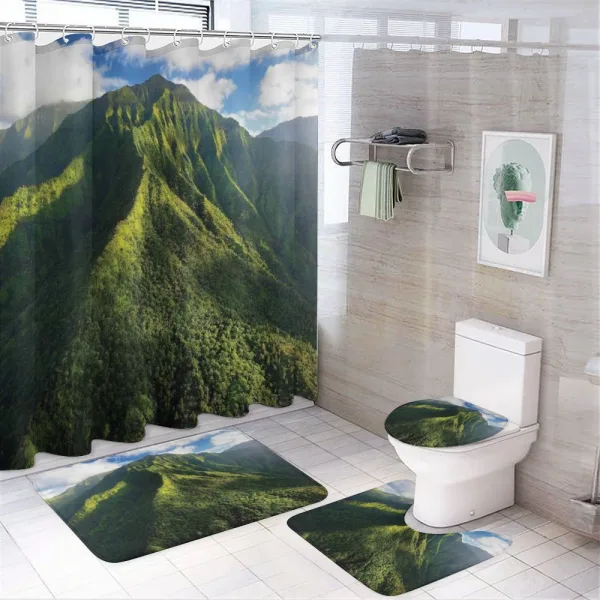 Exotic Hawaii Nature on a shower curtain