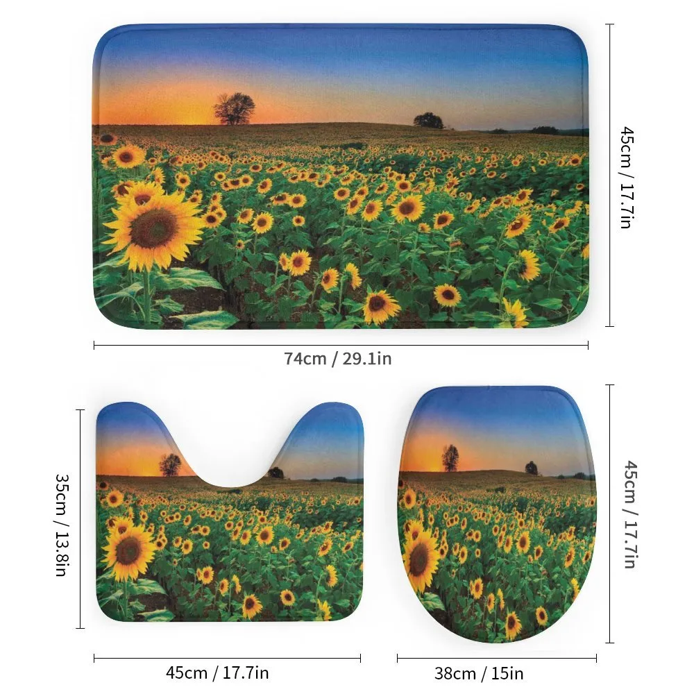 Flower Field at Sunset — Detail 1