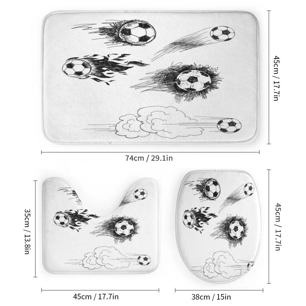 Football in Flame — Detail 1
