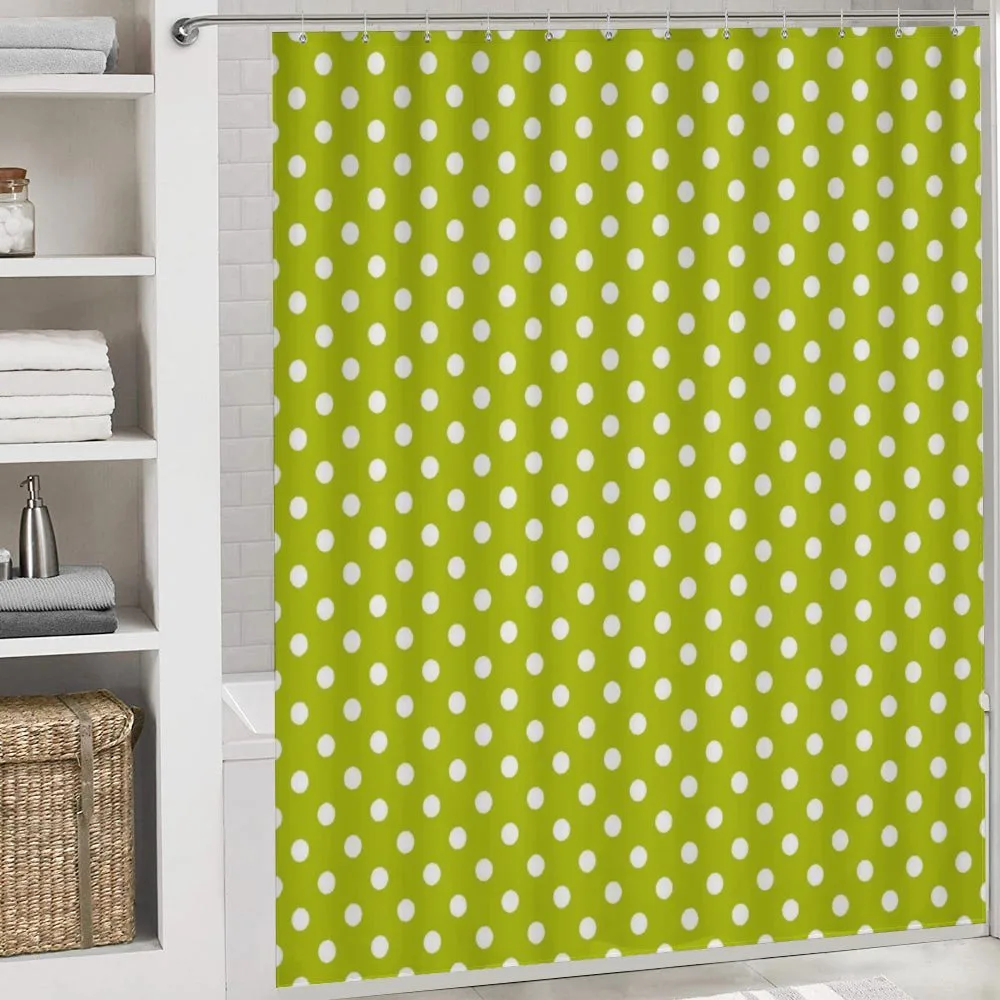 Lime Vintage Polka Dots — Detail 4