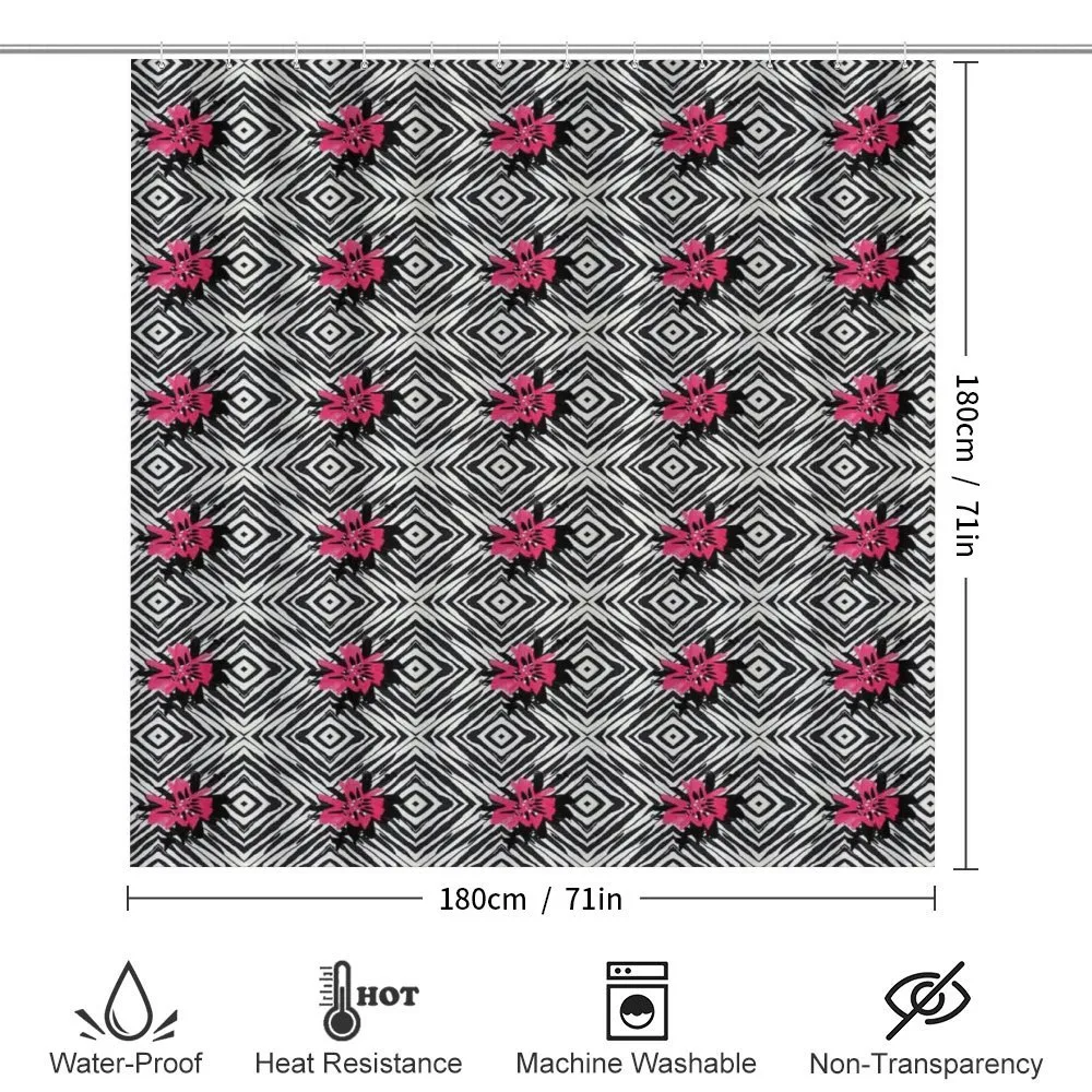 Rhombus Pattern Flowers — Detail 2