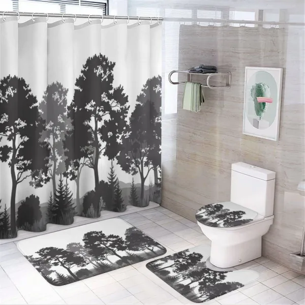Summer Forest on a shower curtain
