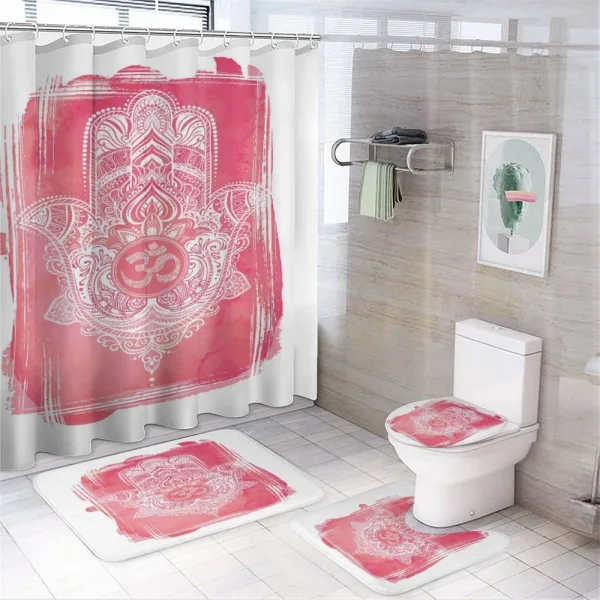 Vintage Esoteric on a shower curtain